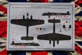 Airfix A08016 ARMSTRONG WHITWORTH WHITLEY Mk.V